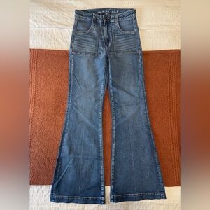 American Eagle Wide Leg Flare Jeans